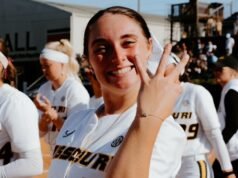 Softball do Missouri garante primeira vitória na série SEC sobre Auburn com vitória por 6-3