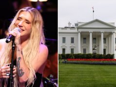 A Casa Branca está zombando da indignação de Kesha com o uso de sua música em postos militares