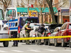 IED lançado em protesto em Nova York