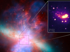 Esta galáxia em formação de estrelas está expelindo ventos poderosos que atingem velocidades de até 3 milhões de quilômetros por hora
