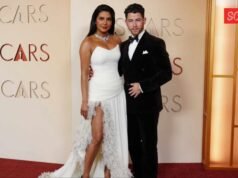 Oscar 2026: Priyanka Chopra está deslumbrante em um vestido branco enquanto aparece no tapete vermelho com Nick Jonas. Veja | Notícias de Bollywood