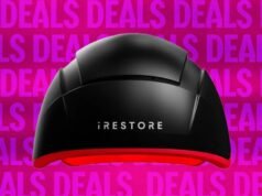 O preço deste sistema doméstico de crescimento de cabelo foi reduzido