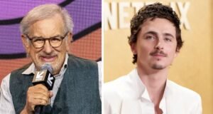 Steven Spielberg brinca furtivamente com Timothée Chalamet sobre ‘Ninguém se importa’ com ópera e linhas de balé