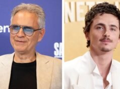 Andrea Bocelli convida Timothée Chalamet para seu show após Opera Dig