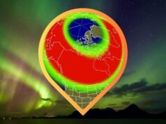 A aurora boreal poderá ser vista em 18 estados entre 20 e 22 de março