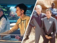 As armas de Nusbraka na última Starfleet Academy são uma piada do Galaxy Quest?