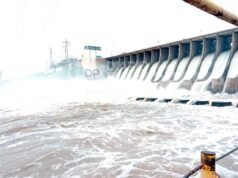 Vazão que entra na barragem frontal chega a 2.141 m³/s e inundação do Rio Dulce preocupa