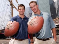 12 fotos antigas dos irmãos Peyton Manning e Eli Manning quando o ex-quarterback dos Colts completa 50 anos