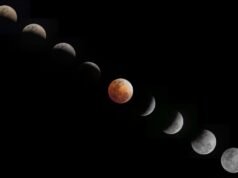 Eclipse lunar total de 2026 deslumbra em fotos incríveis de todo o mundo