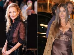 Kate Moss rouba os holofotes na Paris Fashion Week com look transparente