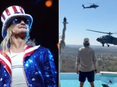 Exército dos EUA suspende tripulação após sobrevoo de helicóptero na casa de Kid Rock em Nashville