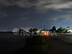Preocupação no bairro Lomas del Golf devido às enchentes do Rio Dulce