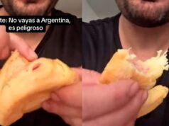 Um espanhol experimentou o croissant de presunto e queijo e sua reação viralizou nas redes sociais