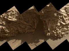 O rover Curiosity da NASA investiga estranhas cristas de teias de aranha em Marte