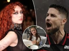 Chappell Roan acusado de fazer chorar a filha de 11 anos do astro do futebol brasileiro Jorginho