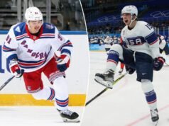 Rangers prospecta Brendan Brisson na convocação, ouro da equipe dos EUA