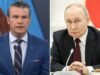 Hegseth diz que a Rússia “não deveria estar envolvida” na guerra com o Irã