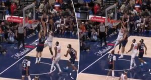 Mohamed Diawara, do Knicks, posteriza Nic Batum com enterrada perversa