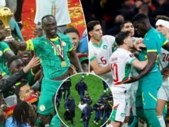 Senegal surpreendentemente perdeu o título da AFCON, Marrocos foi declarado vencedor
