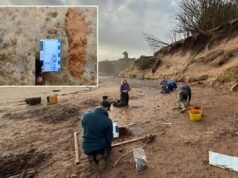 Casal escocês passeando com seus cachorros fez uma descoberta impressionante de 2.000 anos na praia