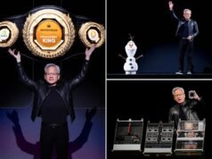 O CEO da Nvidia, Jensen Huang, faz uma previsão ousada de que as vendas de chips de IA chegarão a US$ 1 trilhão