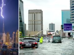 O edifício mais alto do mundo é tocado do céu enquanto Dubai sofre inundações após fortes tempestades World News