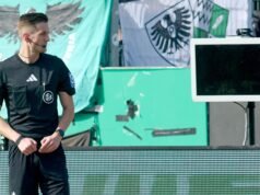 Torcedor mascarado desliga monitor do VAR em partida de futebol alemã | Notícias do mundo