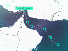 A trilha do navio mostra petroleiros e milhões de barris de petróleo presos no Golfo World News