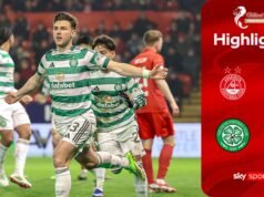 Celtic ultrapassa o Rangers e diminui a diferença para o Hearts depois de derrotar os Dons