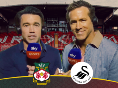 Ryan Reynolds e Rob Mac comentam exclusivamente na Sky Sports para Wrexham vs Swansea | Notícias de futebol