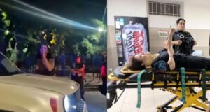 Vídeo: Tran embriagado atropela inspetor de polícia municipal e foge