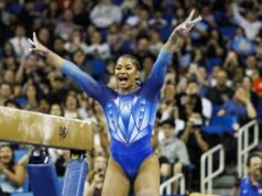 Jordan Chiles fica perfeito novamente com a UCLA vencendo o campeonato Big Ten