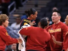 Jazzy Davidson faz ressonância magnética após derrota no torneio USC Big Ten