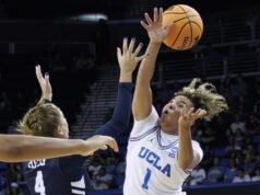 UCLA abre sua disputa pelo título da NCAA dominando o California Baptist