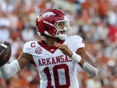 Taylen Green quebra o recorde de salto vertical do QB no Combine, corre 40 em 4,36 segundos