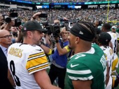 Aaron Rodgers e Justin Fields contarão com US$ 48 milhões em 2026 Jets cap space