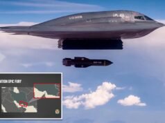 EUA lançam destruidores de bunkers de 5.000 libras em locais de mísseis perto do Estreito de Ormuz