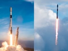 Dois dias, duas costas, mais dois lançamentos SpaceX Starlink