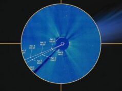 O ‘Cometa da Páscoa’ poderá ser visível no céu diurno em abril deste ano – se sobreviver ao seu mergulho violento
