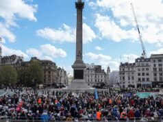 Mais de 500 manifestantes que apoiam o grupo Ação Palestina são presos em Londres