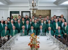 O vencedor do Reigning Masters, Rory McIlroy, oferece o Jantar dos Campeões mais caro de todos os tempos, enquanto Tiger Woods e Phil Mickelson faltam à festa em meio a turbulências pessoais
