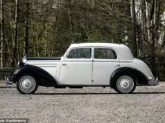 Mercedes vintage dos anos 50 dirigida por Marilyn Monroe está em leilão no Reino Unido – e deve ser arrematada por £ 150.000