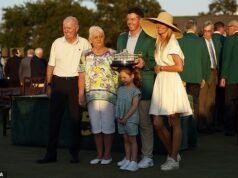 Revelado: Os relógios de luxo que Erica Stoll usou no Masters… e nenhum deles foi feito pelo patrocinador do marido Rory McIlroy
