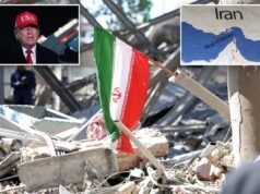 Trump disse que o Irão estava em “muito mau estado” e disse que não se importava se o regime voltasse à mesa antes do planeado bloqueio do Estreito de Ormuz