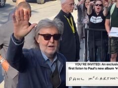 Paul McCartney está organizando uma festa de audição de seu novo álbum The Boys of Dungeon Lane em Los Angeles
