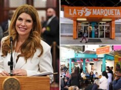 Julie Menin, presidente do conselho de mercearias de Nova York, lutará contra o polêmico plano de mercearia do prefeito Mamdani