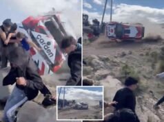 Vídeo chocante mostra carro de corrida colidindo com multidão e matando espectador