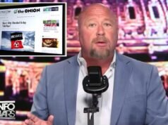 Furioso, Alex Jones promete lutar contra Infowars via The Onion