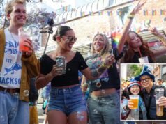 Bebida legal em recipiente aberto de Santa Monica para reviver o Promenade