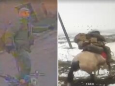 Imagens chocantes mostram drones ucranianos caçando tropas russas escondidas atrás das linhas inimigas a cavalo